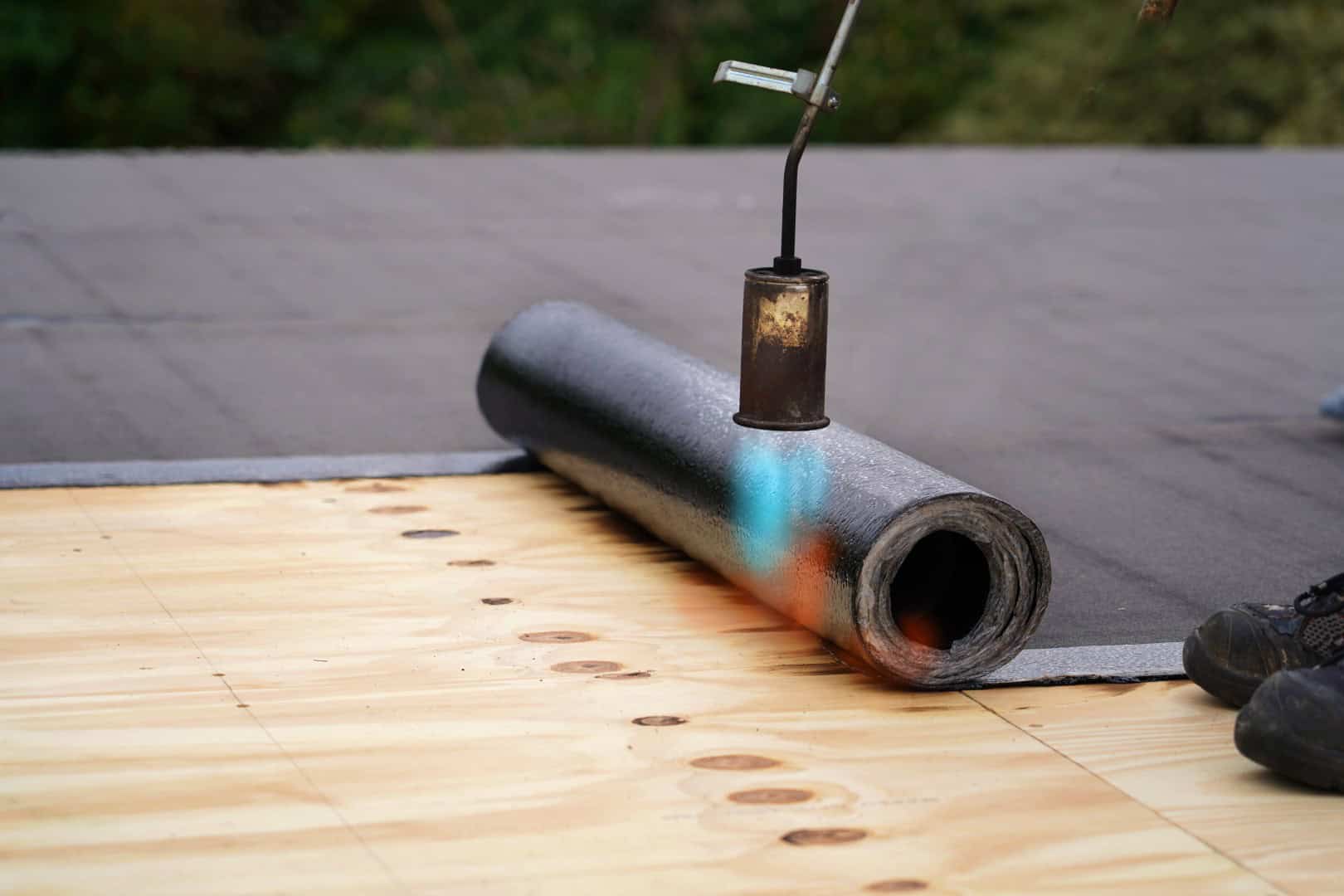 Flat roofing